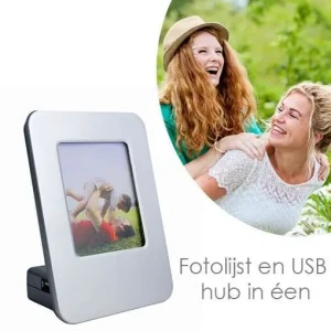Unieke fotolijst en USB hub (4-poorts) in één