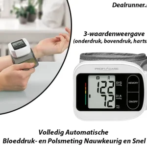 Volledig Automatische Bloeddruk- en Polsmeting Nauwkeurig en Snel