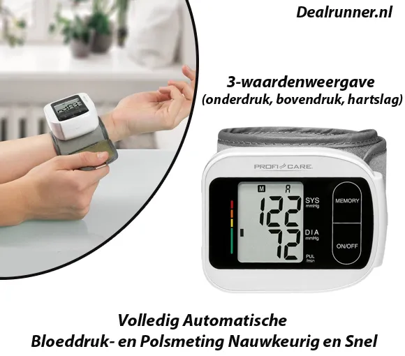 Volledig Automatische Bloeddruk- en Polsmeting Nauwkeurig en Snel - Afbeelding 2