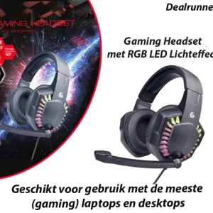 Gaming Headset met LED Lichteffect