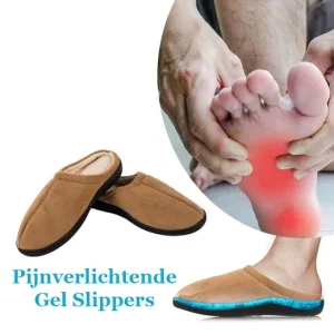 Ontspannende pantoffels met pijnverlichtende gelzool