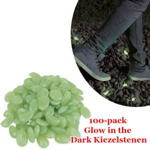 Prachtige 100-pack Glow in the Dark Kiezelstenen