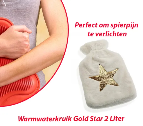 Warmwaterkruik Gold Star 2 Liter