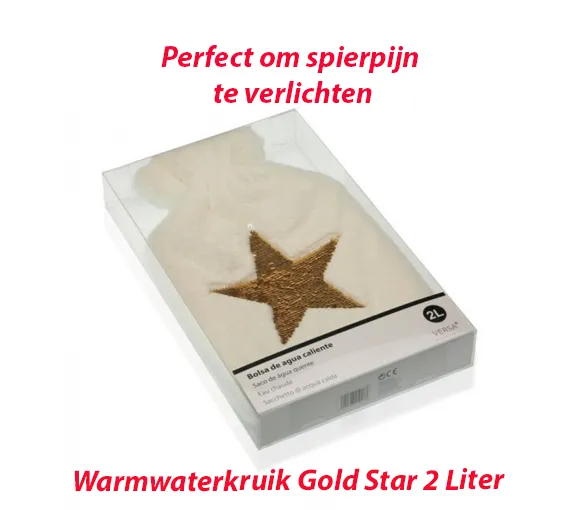 Warmwaterkruik Gold Star 2 Liter - Afbeelding 5