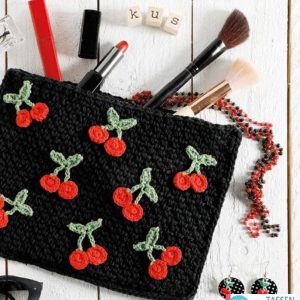 Haakpatroon - Clutch met kersen