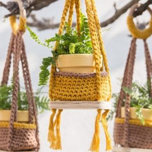 Gehaakte plantenmandjes