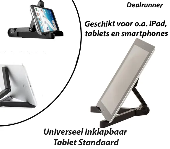 Universeel Inklapbaar Tablet Standaard - Afbeelding 2