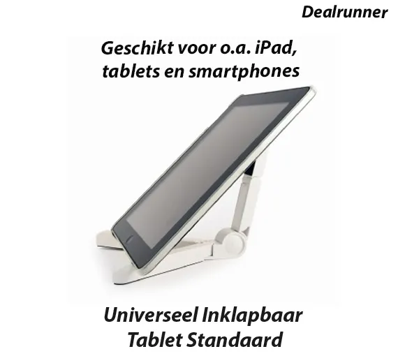 Universeel Inklapbaar Tablet Standaard - Afbeelding 5