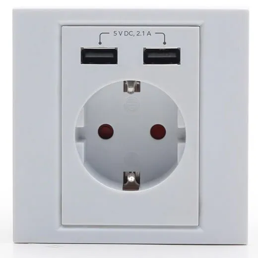 Superhandig inbouwstopcontact met 2x USB poorten - Afbeelding 4