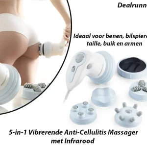 5-in-1 Vibrerende Anti-Cellulitis Massager met Infrarood