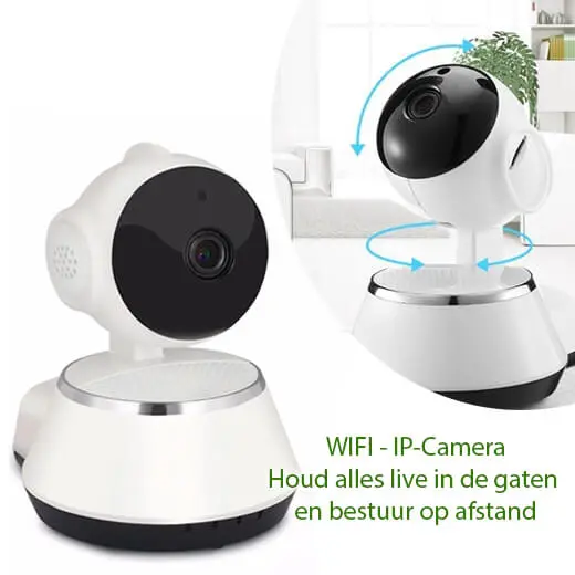 WIFI – IP-Camera Houd alles live in de gaten en bestuur op afstand