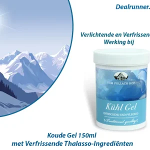 2-Potten Koude Gel 150ml met Verfrissende Thalasso-Ingrediënten