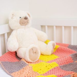 Kleurrijke babydeken blokken