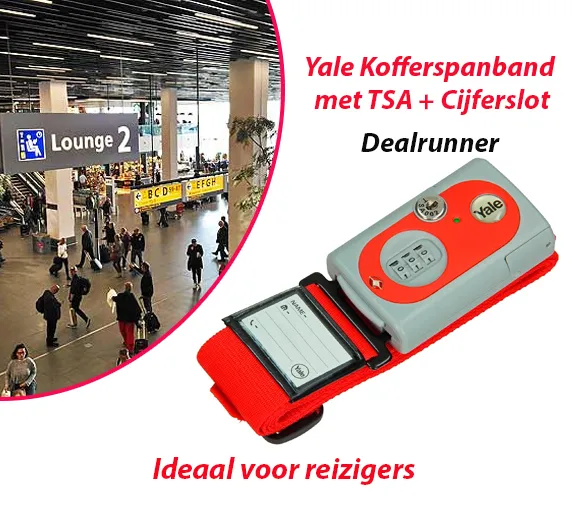 Yale Kofferspanband met TSA + Cijferslot - Afbeelding 6
