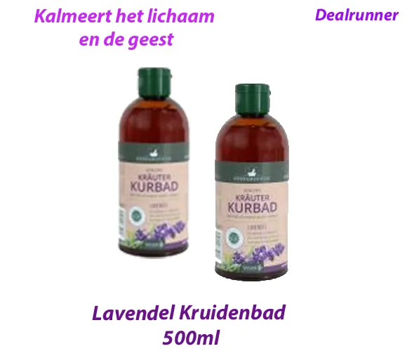2-Flessen Lavendel kruidenbad 500ml - Afbeelding 5