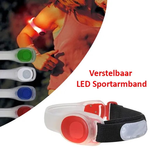 Verstelbaar LED Sportarmband – Ideaal voor hardlopers