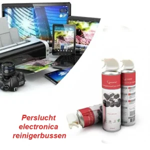 Perslucht electronica reinigerbussen – 600ml per bus ( 2-pack )