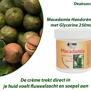 2-Potten Macadamia Handcrème met Glycerine 250ml