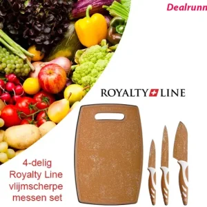 4-delig Royalty Line vlijmscherpe messen set