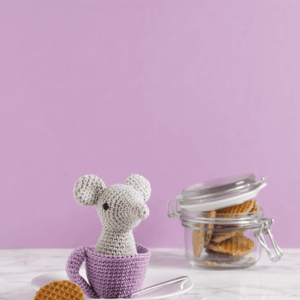 Haakpatroon - Mia Muis in een theekopje