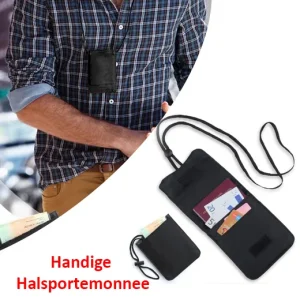 Handige Halsportemonnee ”The Neck Wallet” (2 stuks)