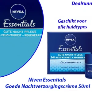 2-Stuks Nivea Essentials Goede Nachtverzorgingscrème 50ml