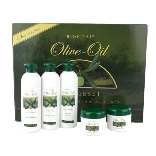 5-Delig waardevolle olijfolie verzorgingsset - Afbeelding 3
