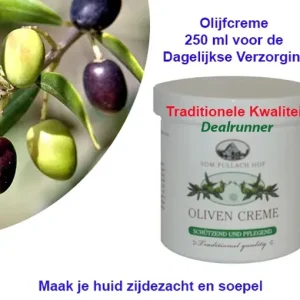 Olijfcreme 250ml voor de Dagelijkse Verzorging