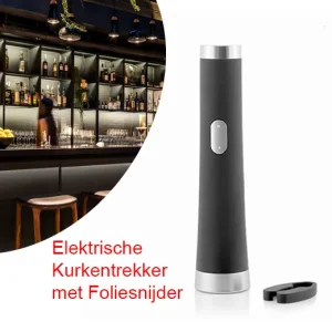 Elektrische Kurkentrekker met Foliesnijder