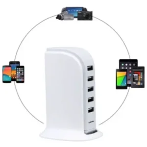 5 Apparaten tegelijk opladen met deze super USB oplaadstation