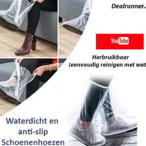 Waterdichte schoenenhoezen (pak van 2 stuks)