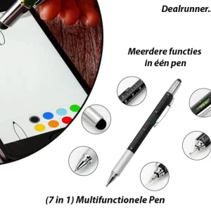 4 Stuks (7 in 1) Multifunctionele Pen