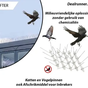 10 Stuks Katten en Vogelpinnen ook Afschrikmiddel voor Inbrekers