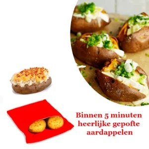 Binnen slechts 5 minuten heerlijke gepofte aardappelen