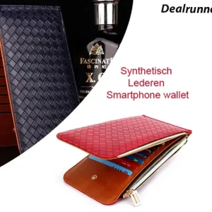 Synthetisch Lederen Smartphone wallet