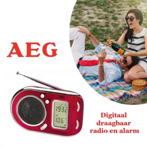 Digitaal draagbaar radio en alarm – Leuk voor onderweg