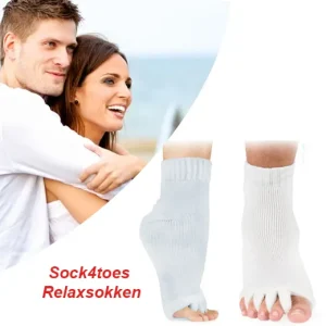 Sock4toes Relaxsokken helpen de tenen te relaxen