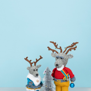 Haakpatroon - Rein en Reena Koninklijk rendierpaar