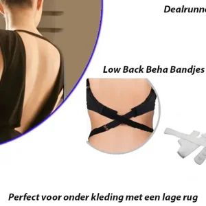 2-Stuks Low Back Beha Bandjes