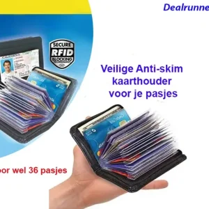 Veilige Anti-skim kaarthouder voor je pasjes
