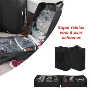 Super reistas voor 6 paar schoenen