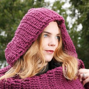 Haakpatroon - Grof gehaakte scoodie