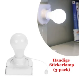 3-pack Stickerlamp,Elke ruimte verlichten met de Stickerlamp