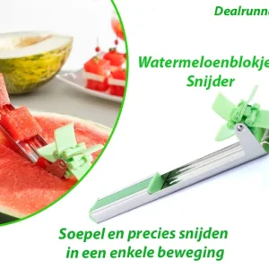Compact en Robuust Watermeloenblokjes-Snijder