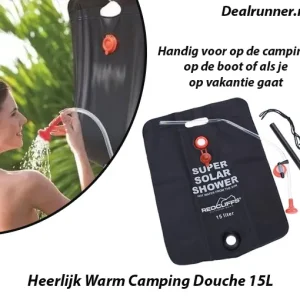 Heerlijk Warm Camping Solar Douche 15L