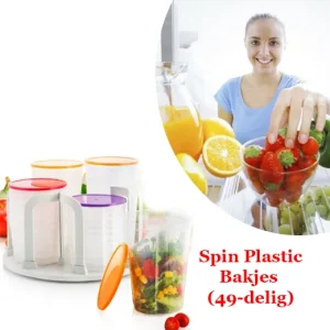 49-delig Stock Spin plastic bakjes, dé oplossing in de keuken!