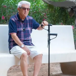 Wandelstok met Ledlicht en Dubbele Handgreep