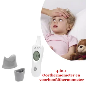 4-in-1 Oorthermometer en voorhoofdthermometer