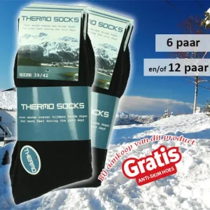 Ideale thermosokken voor deze koude dagen! (6 paar & 12 paar)