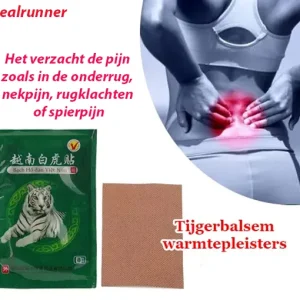 16 Stuks Tijgerbalsem Warmtepleisters